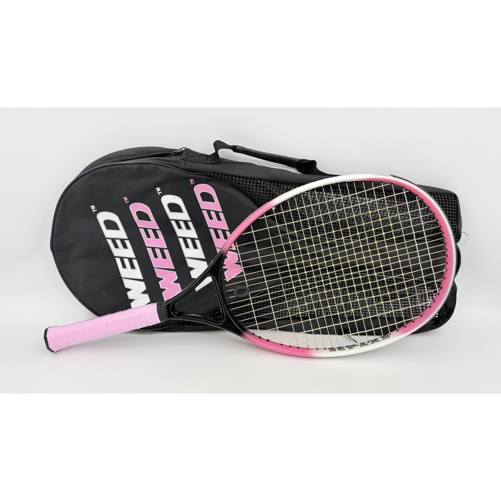 Weed EXT 135 Pink Super Oversize Tour Tennis Racquet 4 1/2 New Pink Grip & Bag